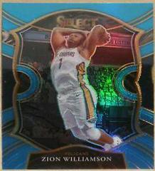 Zion Williamson [Light Blue Prizm] #1 Basketball Cards 2020 Panini Select Prices