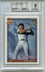 Wade Boggs #450 Baseball Cards 1991 Topps Desert Shield Prices