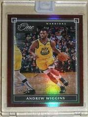 Andrew Wiggins [Red] #86 Basketball Cards 2019 Panini One and One Prices