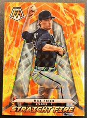 Max Fried [White] Baseball Cards 2022 Panini Mosaic Straight Fire Prices