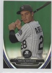 Nolan Arenado [Green Refractor] #40 Baseball Cards 2013 Bowman Platinum Chrome Prospects Prices