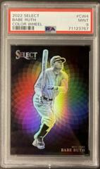 Babe Ruth #CW4 Baseball Cards 2022 Panini Select Color Wheel Prices