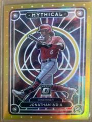 Jonathan India [Gold] Baseball Cards 2022 Panini Donruss Optic Mythical Prices
