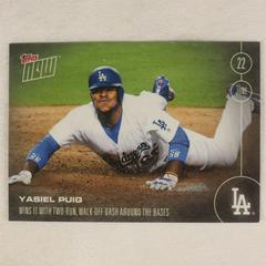 Yasiel Puig Baseball Cards 2016 Topps Now Prices