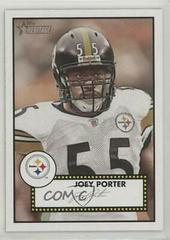 Joey Porter [Black Back] #55 Football Cards 2006 Topps Heritage Prices