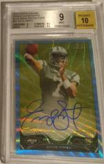 Geno Smith [Throwing Autograph Blue Wave Refractor] Football Cards 2013 Topps Chrome Prices