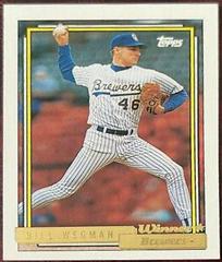 Bill Wegman [Winner] Baseball Cards 1992 Topps Gold Prices