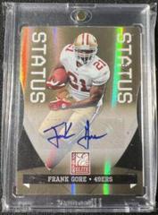 Frank Gore [Status Autograph] #83 Football Cards 2011 Panini Donruss Elite Prices