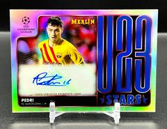 Pedri [Autograph] Soccer Cards 2021 Topps Merlin Chrome UEFA U23 Stars Prices