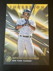 Spencer Jones [Gold Foil] #59 Baseball Cards 2023 Bowman Inception Prices