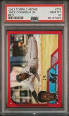 Jazz Chisholm Jr. [Red] #218 Baseball Cards 2023 Topps Chrome Prices