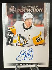 Sidney Crosby Hockey Cards 2022 SP Authentic Marks of Distinction Autographs Prices