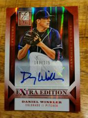 Daniel Winkler [Franchise Future Signature] #75 Baseball Cards 2013 Panini Elite Extra Edition Prices