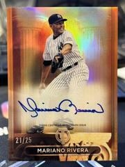 Mariano Rivera [Orange] Baseball Cards 2024 Topps Tribute Pillars of the Game Autograph Prices