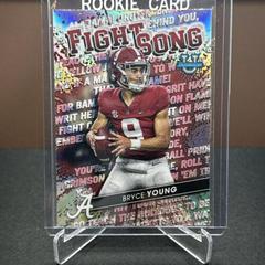Bryce Young #FS-1 Football Cards 2022 Bowman's Best University Fight Song Prices