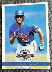 Jose Cruz Jr. Baseball Cards 1997 Panini Donruss Signature Prices