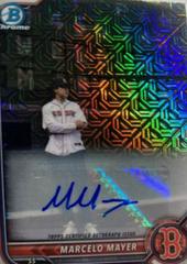 Marcelo Mayer Baseball Cards 2022 Bowman Chrome Mega Box Mojo Autographs Prices