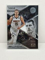 Nikola Jokic [Silver] #57 Basketball Cards 2022 Panini Black Prices
