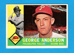 George Anderson #34 Baseball Cards 1960 Topps Prices