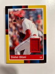 Shohei Ohtani [Gold] Baseball Cards 2022 Panini Donruss Retro 1988 Materials Prices