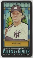 Aaron Judge [Mini Stained Glass] #351 Baseball Cards 2021 Topps Allen & Ginter Prices