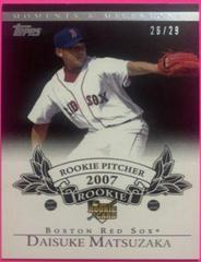 Daisuke Matsuzaka #172 Baseball Cards 2007 Topps Moments & Milestones Prices