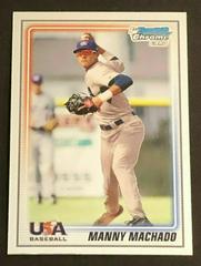 Manny Machado #BC10 Baseball Cards 2010 Bowman Chrome 18U USA Baseball Prices