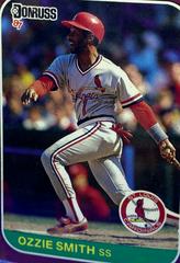 Ozzie Smith #65 Baseball Cards 1987 Donruss Opening Day Prices