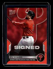 Kyle Schwarber [Red] #ST-11 Baseball Cards 2022 Topps Now Spring Training Prices