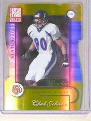 Chad Johnson [Status] #149 Football Cards 2001 Panini Donruss Elite Prices