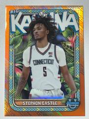 Stephon Castle [Orange] #BK-10 Basketball Cards 2023 Bowman Chrome University The Big Kahuna Prices