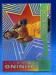 Donovan Mitchell [Emerald] #8 Basketball Cards 2020 Panini Illusions Shining Stars Prices
