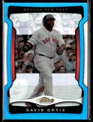 David Ortiz [Blue Refractor] Baseball Cards 2009 Finest Prices