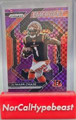 Ja'Marr Chase [Purple Power] #H-7 Football Cards 2023 Panini Prizm Emergent Prices