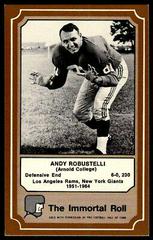 Andy Robustelli Football Cards 1975 Fleer Hall of Fame Prices