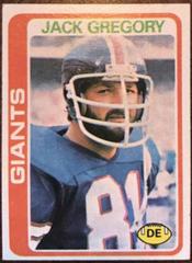 Jack Gregory #159 Football Cards 1978 Topps Prices