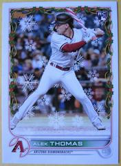 Alek Thomas [SSSP Variation] #HW14 Baseball Cards 2022 Topps Holiday Prices