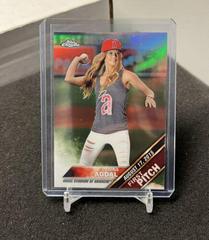 Nina Agdal [Orange Refractor] Baseball Cards 2016 Topps Chrome First Pitch Prices