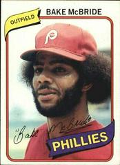 Bake McBride #495 Baseball Cards 1980 Topps Prices
