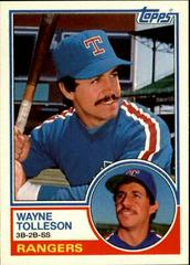 Wayne Tolleson Baseball Cards 1983 Topps Traded Prices