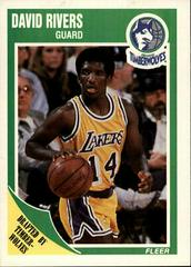 David Rivers Basketball Cards 1989 Fleer Prices