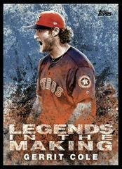 Gerrit Cole [Blue] #LITM-10 Baseball Cards 2018 Topps Update Legends in the Making Prices