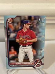 Blake Burkhalter [Sky Blue] #BD-10 Baseball Cards 2022 Bowman Draft Prices