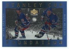 Mark Messier, Wayne Gretzky Hockey Cards 1996 Upper Deck Ice Stanley Cup Foundation Prices