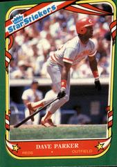 Dave Parker #88 Baseball Cards 1987 Fleer Star Stickers Prices