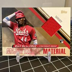 Elly De La Cruz [Gold] Baseball Cards 2024 Topps Major League Material Prices