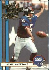 Sean Landeta Football Cards 1990 Action Packed All Madden Prices