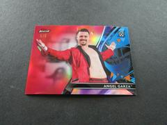 Angel Garza [Red] #101 Wrestling Cards 2021 Topps Finest WWE Prices