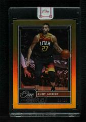 Rudy Gobert [Gold] Basketball Cards 2020 Panini One and One Prices