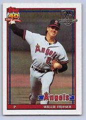 Willie Fraser #784 Baseball Cards 1991 Topps Desert Shield Prices